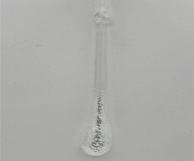 NAVIDEÑO COPO DE HIELO GOTA 1PC ACRILICO 16CM