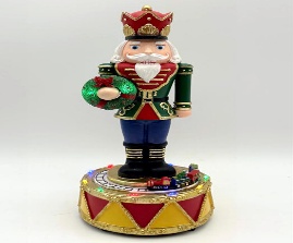 SOLDADO CASCANUECES RESINA DECOR NAVIDEÑO