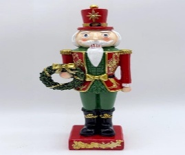 SOLDADO CASCANUECES RESINA DECOR NAVIDEÑO