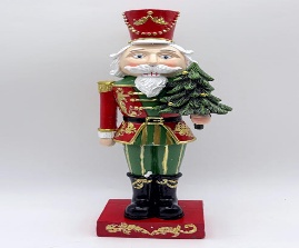 SOLDADO CASCANUECES RESINA DECOR NAVIDEÑO
