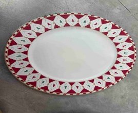 POSA PLATO NAVIDEÑO 1PC 33CM